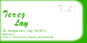 terez lay business card